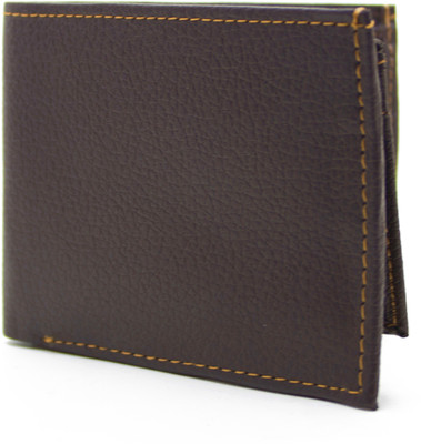 flex boom Men Brown Artificial Leather Wallet(6 Card Slots)