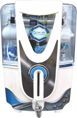 Unicorn Shasa (M) 12 L RO + UV + UF Water Purifier(White)