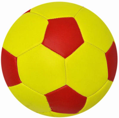 DashStore Raja Football - Size: (Pack of 1, Yellow, Red