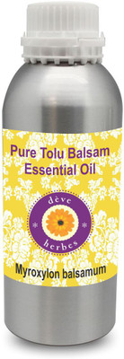 Deve Herbes Pure Tolu Balsam Essential 630ml (Myroxylon balsamum) 100% Natural Therapeutic Grade Steam Distilled(630 ml)
Deve Herbes Pure Tolu Balsam Essential 630ml (Myroxylon balsamum) 100% Natural Therapeutic Grade Steam Distilled(630 ml)