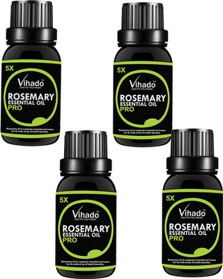 VIHADO Pure Rosemary Essential Oil - Rosmarinus Officinalis - 15ML (Pack of 4)(15 ml)
VIHADO Pure Rosemary Essential Oil - Rosmarinus Officinalis - 15ML (Pack of 4)(15 ml)