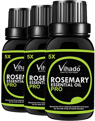 VIHADO Rosemary Essential Oil Pure Natural - Use For Aromatherapy, Health Boost, Hair Re-Growth, Skin Care, Face OIL 25ML (PACK OF 3)(25 ml)
VIHADO Rosemary Essential Oil Pure Natural - Use For Aromatherapy, Health Boost, Hair Re-Growth, Skin Care, Face OIL 25ML (PACK OF 3)(25 ml)
