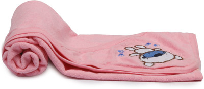 Instabuyz Cotton 200 GSM Bath Towel(Pink), Orange