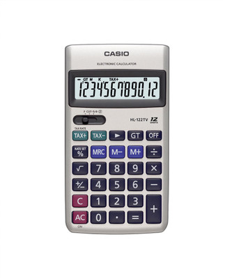 Casio HL-122TV Portable Basic Calculator(12 Digit)