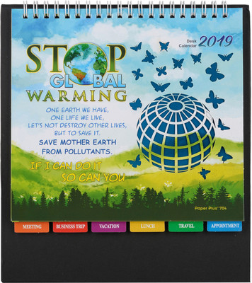 idolcollections Global Warming 2019 Table Calendar(Multicolor, Global Warming)
idolcollections Global Warming 2019 Table Calendar(Multicolor, Global Warming)