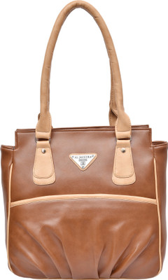 Al Jazeera Shoulder Bag(Brown, Beige), Beige;brown