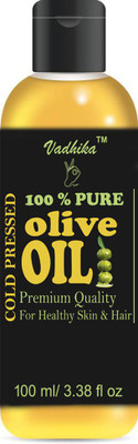 Vadhika 100% Cold Pressed Pure Olive Oil Hair Oil(100 ml)
