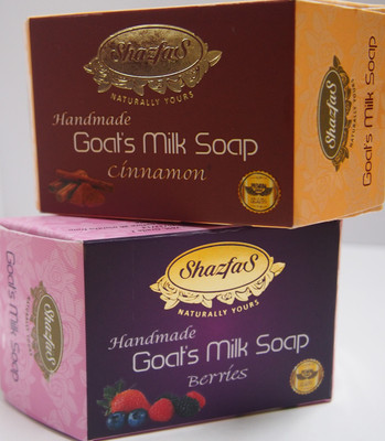 ShazfaS Goat's Milk Soap Combo(170 g, Pack of 2)