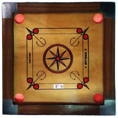 Qweezer Sports 20 * 20 inch High Wood 8 mm Carrom Board Game With Coins Set+striker+powder 50 cm Carrom Board(Brown)
Qweezer Sports 20 * 20 inch High Wood 8 mm Carrom Board Game With Coins Set+striker+powder 50 cm Carrom Board(Brown)