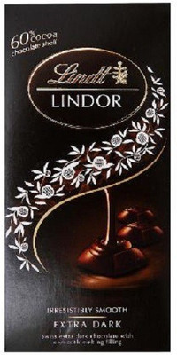 Lindt 60% Cocoa Chocolate Shell Bars(100 g)