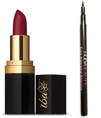 iba halal care PURE LIPS LONG STAY MATTE LIPSTICK BERRY PUNCH WITH WATERPROOF EXTRA PROTECTIVE EYE LINER PACK(Set of 2)
iba halal care PURE LIPS LONG STAY MATTE LIPSTICK BERRY PUNCH WITH WATERPROOF EXTRA PROTECTIVE EYE LINER PACK(Set of 2)