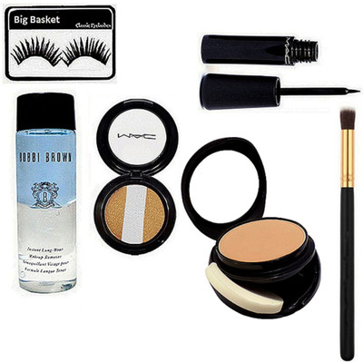 big basket Eyelashes, Two Way Compact, fard A" Joues Mineralize Eyeshadow, Instant Long Wear Makeup Remover, Liquid Eyeliner, Brush(Set of 6)
big basket Eyelashes, Two Way Compact, fard A" Joues Mineralize Eyeshadow, Instant Long Wear Makeup Remover, Liquid Eyeliner, Brush(Set of 6)