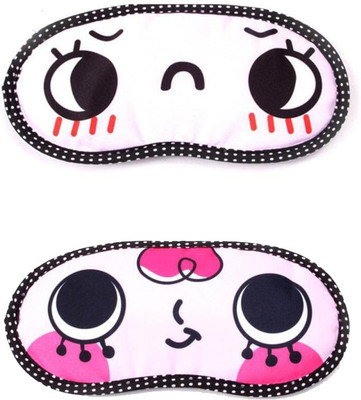 HOMIZE Cotton Cartoon Face padded Sleeping Eye Mask(50 g)