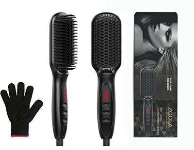 ZOOLA Ultimate Hot Brush Hair Straightener Women's Electric Hair Brush Professional Styling Tool, 2 in 1 Heated Hair Straightening Brush, Anion Technology, Anti-Scald, 250F - 450F & Fast Heating
ZOOLA Ultimate Hot Brush Hair Straightener Women's Electric Hair Brush Professional Styling Tool, 2 in 1 Heated Hair Straightening Brush, Anion Technology, Anti-Scald, 250F - 450F & Fast Heating