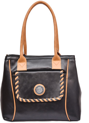 Al Jazeera Shoulder Bag(Black, Tan)