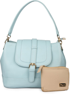 Glasy Women Evening/Party, Casual, Formal Green PU Sling Bag