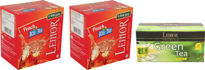 Lemor Pack of 2 Peach Instant Ice Tea (10 Sachets) with Honey Green Tea (25 Tea Bags) Peach, Honey Tea Bags Box(250 g)
Lemor Pack of 2 Peach Instant Ice Tea (10 Sachets) with Honey Green Tea (25 Tea Bags) Peach, Honey Tea Bags Box(250 g)