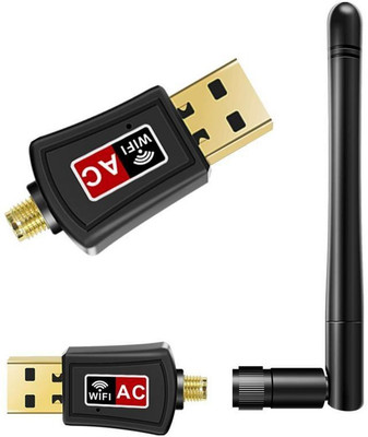 TrustEdge High Speed USB Wifi Dongle 802.11N/G/B (600Mbps) With Antenna for Tablets/PCs (Color may vary) USB Adapter(Black)
TrustEdge High Speed USB Wifi Dongle 802.11N/G/B (600Mbps) With Antenna for Tablets/PCs (Color may vary) USB Adapter(Black)