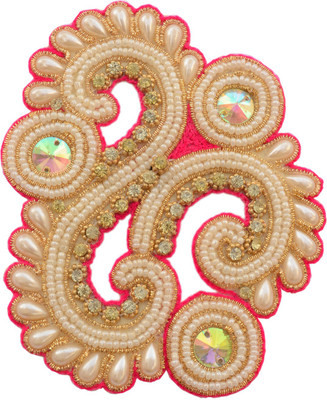Foppish Mart Mesmerizing Big Pearl work Patches Motifs Embroidered badges