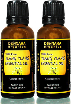 Donnara Organics 100% Pure Ylang Ylang Essential oil- Natural & Undiluted Combo pack of 2 bottles of 30 ml(60 ml)(60 ml)
Donnara Organics 100% Pure Ylang Ylang Essential oil- Natural & Undiluted Combo pack of 2 bottles of 30 ml(60 ml)(60 ml)