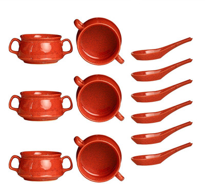 caffeine Katori With Spoon in Neon Orange Double Handled (Set of 6) Ceramic Bowl Set(Orange, Pack of 6)
caffeine Katori With Spoon in Neon Orange Double Handled (Set of 6) Ceramic Bowl Set(Orange, Pack of 6)