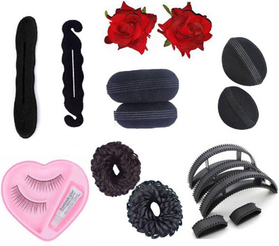 JAGTEK New Hair Combo Set 16 Pcs , New Hair Styling For Girls And Women. Easy To Use At Home(Set of 16)