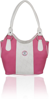 FD Fashion Shoulder Bag(Pink, White)