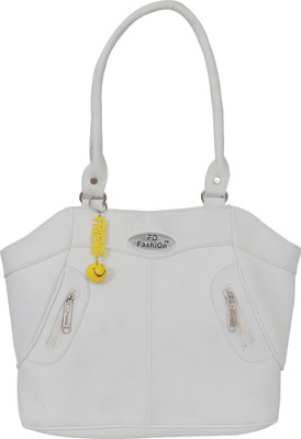 FD Fashion Women Shoulder Bag(White)