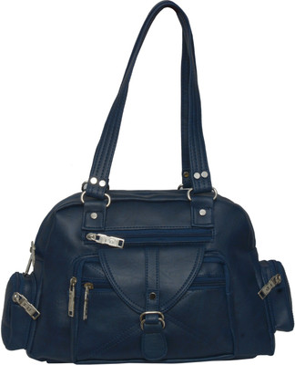 FD Fashion Soft Shoulder Bag(Blue)