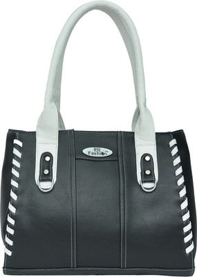 FD Fashion Women Shoulder Bag(Black, White)