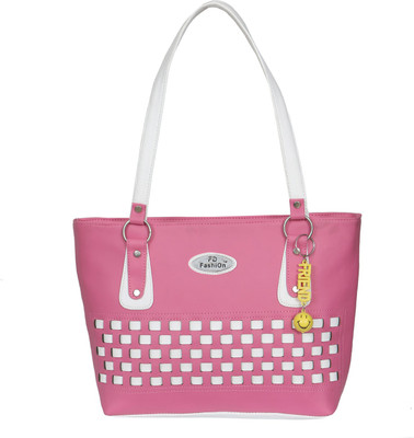 FD Fashion Shoulder Bag(Pink, White)