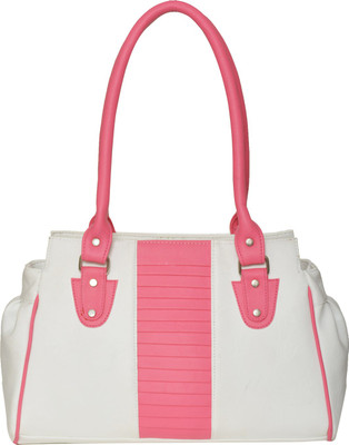 FD Fashion Soft Luggage Shoulder Bag(White, Pink), Pink;white