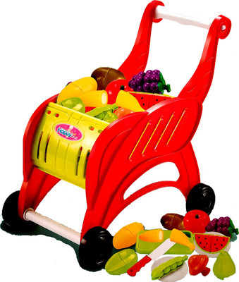 SRMAJI STORE Big Shopping Fruit Cart Trolley For Kids With 15 Pcs Fruits, Vegetables Basket For Girls Best Play Set Toys For Kids Shopping Cart Toys With Fruits For Kids 15 Pcs Small Size Fruit Trolley Basket For Girls Best Grocery Containing Fruit Vegeta
SRMAJI STORE Big Shopping Fruit Cart Trolley For Kids With 15 Pcs Fruits, Vegetables Basket For Girls Best Play Set Toys For Kids Shopping Cart Toys With Fruits For Kids 15 Pcs Small Size Fruit Trolley Basket For Girls Best Grocery Containing Fruit Vegeta