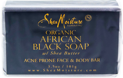 Shea Moisture Organic African Black Soap Acne Prone Face & Body - 3.5 oz Bar Soap(101 g)
Shea Moisture Organic African Black Soap Acne Prone Face & Body - 3.5 oz Bar Soap(101 g)