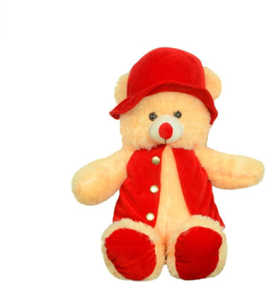 GVMC TOYS Cute and Soft Cream Fur Teddy Bear With Red Plain Jacket - 80 cm(Multicolor)
GVMC TOYS Cute and Soft Cream Fur Teddy Bear With Red Plain Jacket - 80 cm(Multicolor)