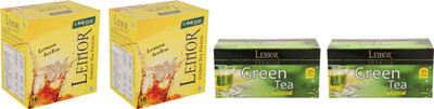 Lemor Pack of 2 Lemon Instant Ice Tea (10 Sachets) with Ginger Green Tea (50 Tea Bags) Lemon, Ginger Tea Bags(250 g, Box)
Lemor Pack of 2 Lemon Instant Ice Tea (10 Sachets) with Ginger Green Tea (50 Tea Bags) Lemon, Ginger Tea Bags(250 g, Box)