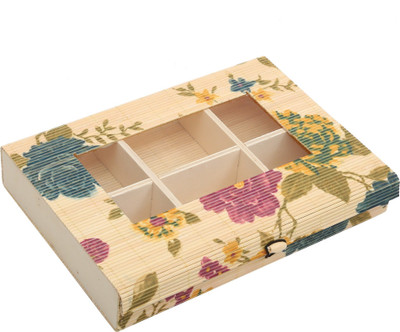 Store2508 Novelty Bamboo Storage Organiser Box With Adjustable Compartments. Suitable for Jewellery, Small Cosmetics, Dry Fruits, Muffins, Mouth Fresheners Etc. (LZ203_DESIGN_B) Storage Organiser Box Vanity Box(Bamboo)
Store2508 Novelty Bamboo Storage Organiser Box With Adjustable Compartments. Suitable for Jewellery, Small Cosmetics, Dry Fruits, Muffins, Mouth Fresheners Etc. (LZ203_DESIGN_B) Storage Organiser Box Vanity Box(Bamboo)