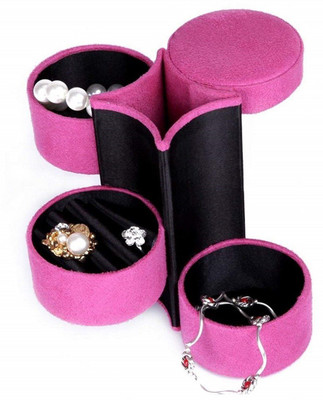 Buyerzone Round Mini Three Layers Round Jewellery Cosmetic Box Organizer Storage Box for Earrings Ring Necklace jewelry Vanity Box (Multi colour) All Vanity Box(Multicolor)
Buyerzone Round Mini Three Layers Round Jewellery Cosmetic Box Organizer Storage Box for Earrings Ring Necklace jewelry Vanity Box (Multi colour) All Vanity Box(Multicolor)