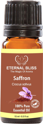 Eternal Bliss Saffron Essential Oil - Pure Natural Aromatherapy & Therapeutic Grade Oil For Skin Care & Hair Care Hair Oil (15 ML)(15 ml)
Eternal Bliss Saffron Essential Oil - Pure Natural Aromatherapy & Therapeutic Grade Oil For Skin Care & Hair Care Hair Oil (15 ML)(15 ml)