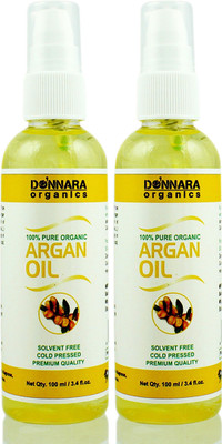 Donnara Organics Premium Argan oil- 100% Pure & Natural Combo pack of 2 bottles of 100 ml(200 ml) Hair Oil(200 ml)
Donnara Organics Premium Argan oil- 100% Pure & Natural Combo pack of 2 bottles of 100 ml(200 ml) Hair Oil(200 ml)