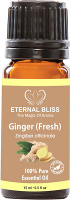 Eternal Bliss Ginger Essential Oil Fresh - Pure Natural Aromatherapy & Therapeutic Grade Oil For Skin Care & Hair Care Hair Oil (15 ML)(15 ml)
Eternal Bliss Ginger Essential Oil Fresh - Pure Natural Aromatherapy & Therapeutic Grade Oil For Skin Care & Hair Care Hair Oil (15 ML)(15 ml)