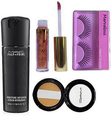 marvalous Eyelashes,Mac Prep + Prime Moisture Infusion Serum Hydratant, Eyeshadow Fard A Joues Mineralize, Kylie Liquid Lip Gloss(Set of 4)
marvalous Eyelashes,Mac Prep + Prime Moisture Infusion Serum Hydratant, Eyeshadow Fard A Joues Mineralize, Kylie Liquid Lip Gloss(Set of 4)