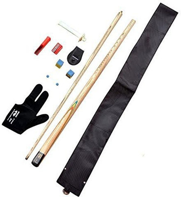 Cuepoint 5016G 147 Combo 3 (tips,chalk,chalk holder,gloves,cue cover,bridge cue n tip modifiers) Snooker, Billiards Cue Stick(Wooden)
Cuepoint 5016G 147 Combo 3 (tips,chalk,chalk holder,gloves,cue cover,bridge cue n tip modifiers) Snooker, Billiards Cue Stick(Wooden)