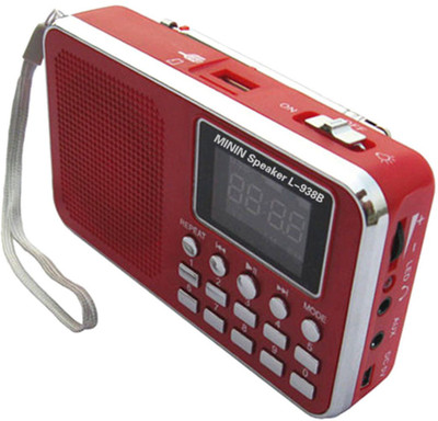 CRETO Wireless L-938 FM Radio Music Player Support USB Pen-drive , aux and memory card input speaker FM Radio(Red)
CRETO Wireless L-938 FM Radio Music Player Support USB Pen-drive , aux and memory card input speaker FM Radio(Red)