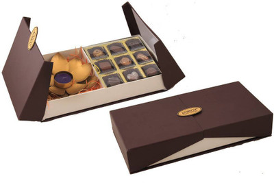 Zoroy Luxury Chocolate Diwali Combo box with Metal Lotus and 9 signature chocolates Combo(1)
Zoroy Luxury Chocolate Diwali Combo box with Metal Lotus and 9 signature chocolates Combo(1)