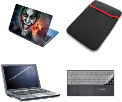 PUNIX Smiling Bat Series Joker 4 In 1 Combo Set - Laptop Skin Sticker Decal 15.6 Inch (15X10) Combo Combo Set(Multicolor)
PUNIX Smiling Bat Series Joker 4 In 1 Combo Set - Laptop Skin Sticker Decal 15.6 Inch (15X10) Combo Combo Set(Multicolor)