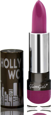 GlamGals High Definition Lipstick,Cream finish(Plum, 3.5 g)