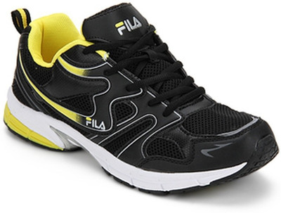 Fila Fila Men Black Running Sports Shoes BARREL Running Shoes For Men(Black
