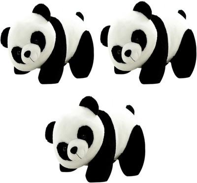 MEGAEMART PANDA ANIMAL SOFT TOY PACK OF 3 - 55 cm(Multicolor)