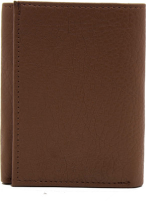MS Men Casual Brown Artificial Leather Wallet(4 Card Slots)